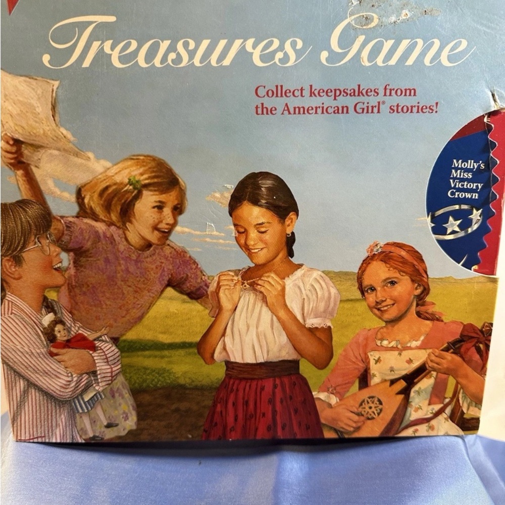 American Girl Treasures Board Game 2007 Complete Collect Keepsakes used